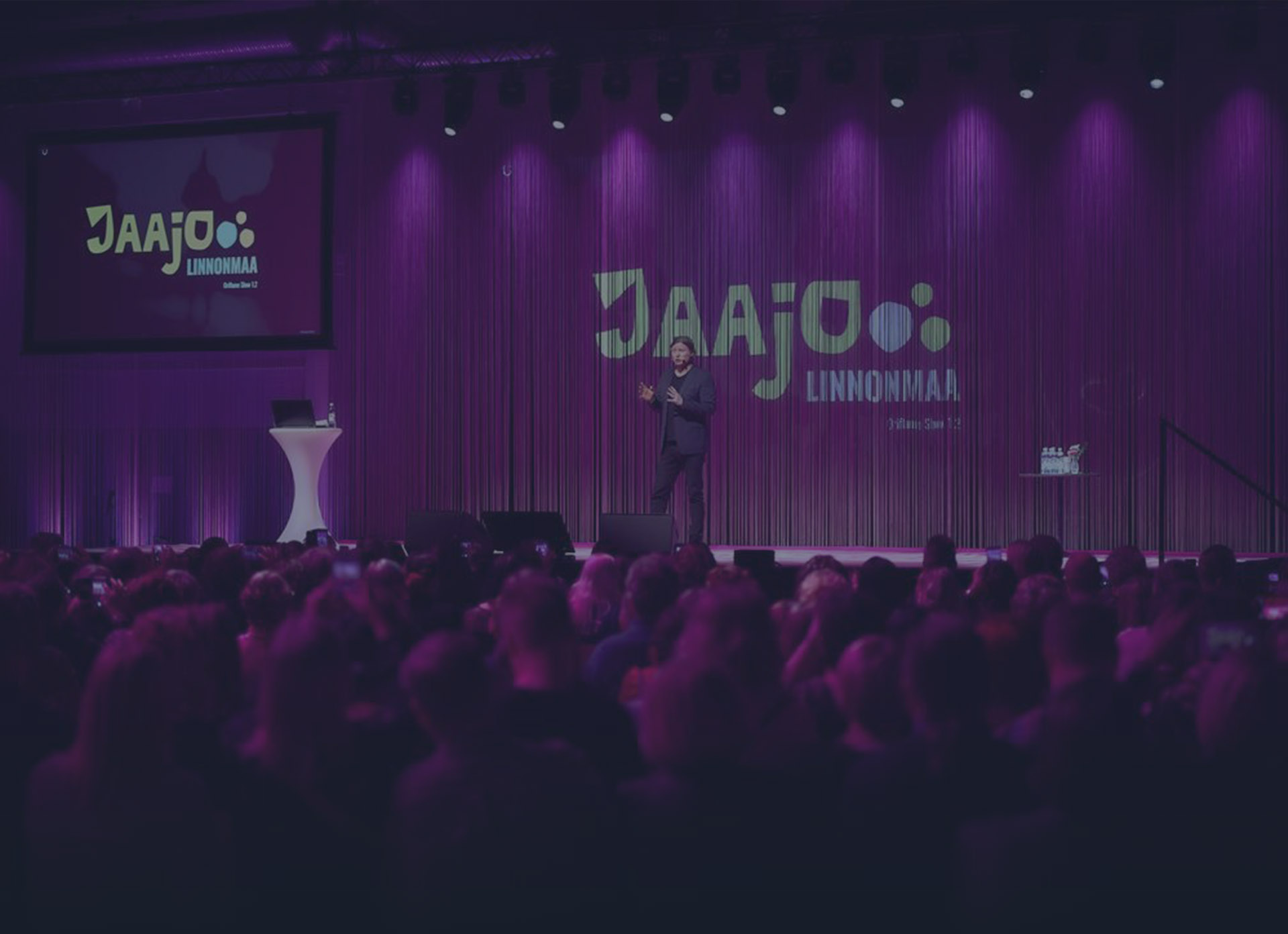 Tilaa Jaajo Puhujaksi Jaajo Linnonmaa